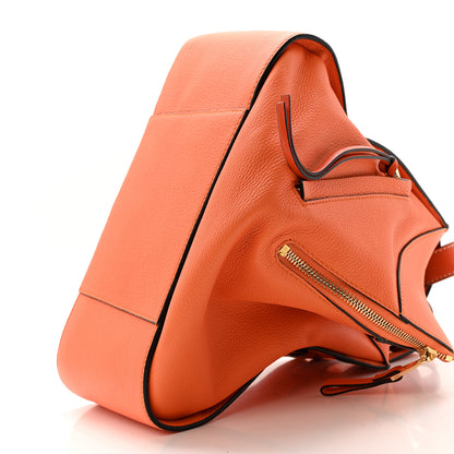 Loewe Grained Calfskin Small Hammock Shoulder Bag Apricot Orange 9 of 13