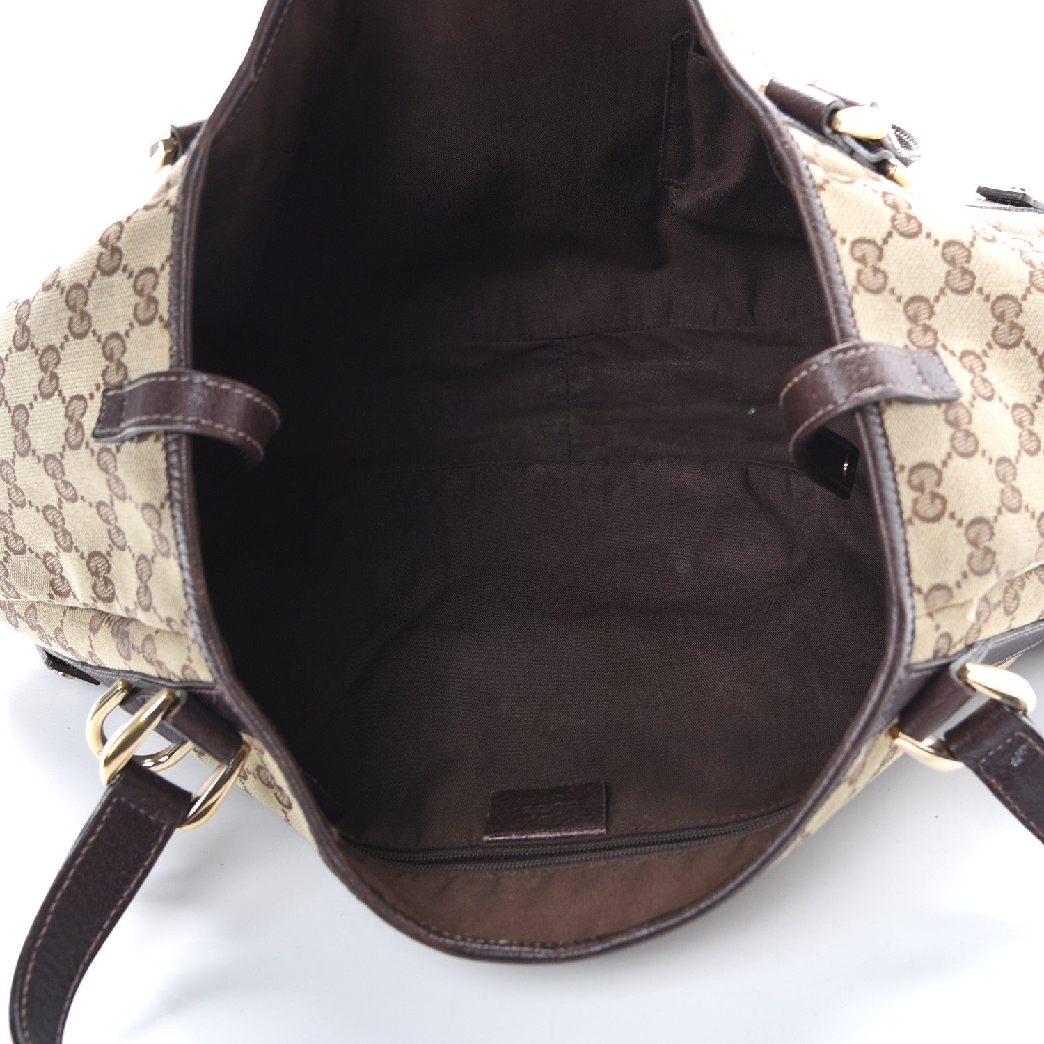 Gucci Monogram Medium Abbey Shoulder Bag Dark Brown 4 of 19