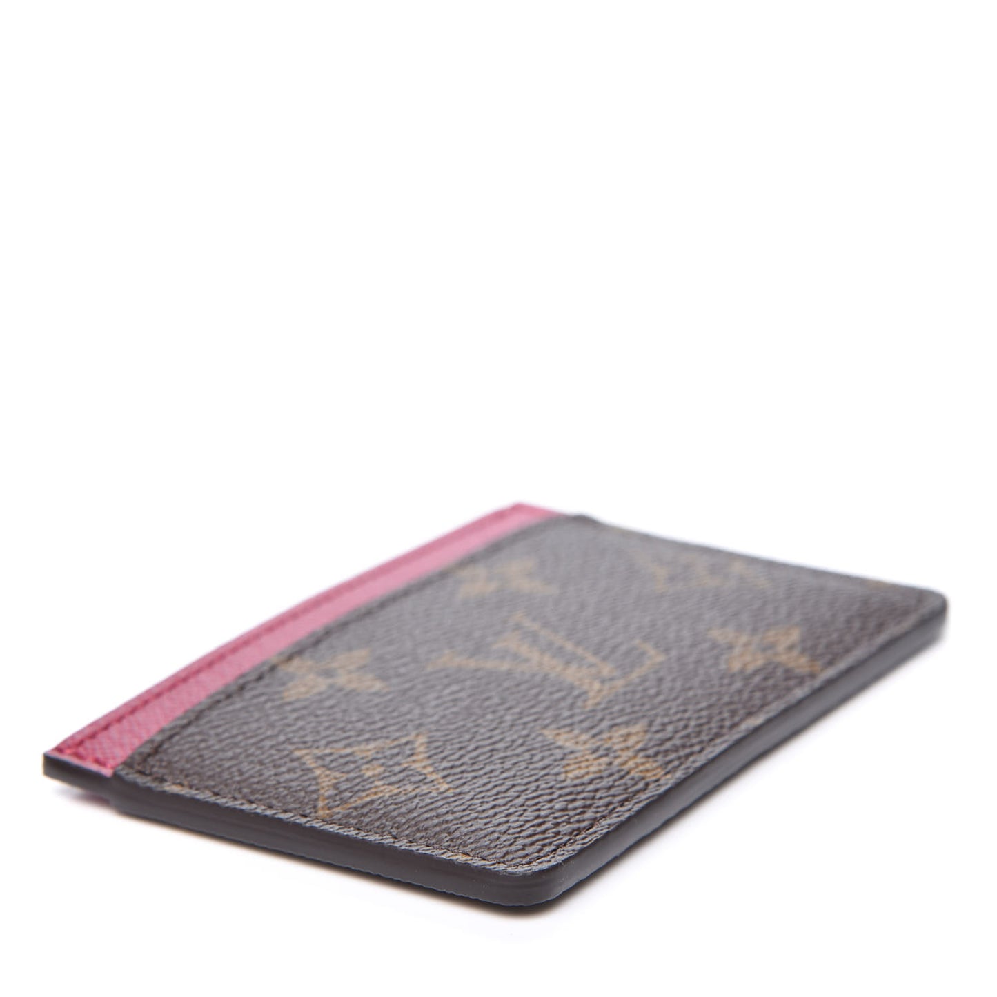 Monogram Card Holder Fuchsia