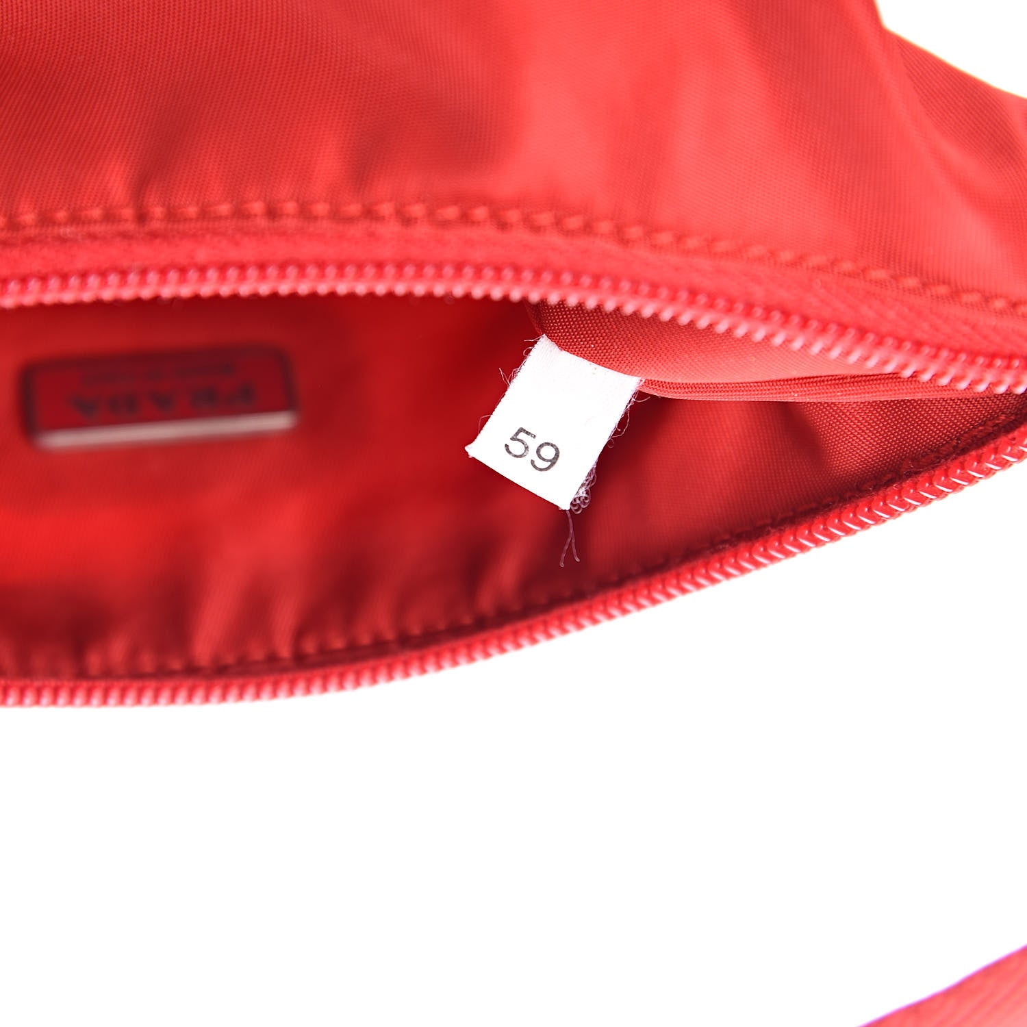 Prada Tessuto Nylon Sport Shoulder Bag Rosso 7 of 10
