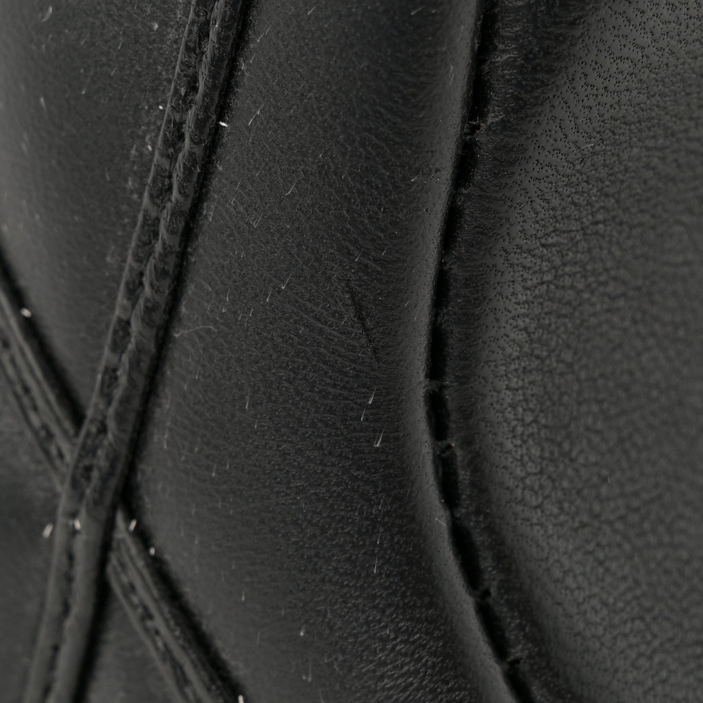 Lambskin Malletage Top Handle GO-14 GM Black