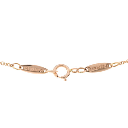 Tiffany 18K Rose Gold Diamond .10ct Elsa Peretti Diamonds by the Yard Pendant Necklace 4 of 5