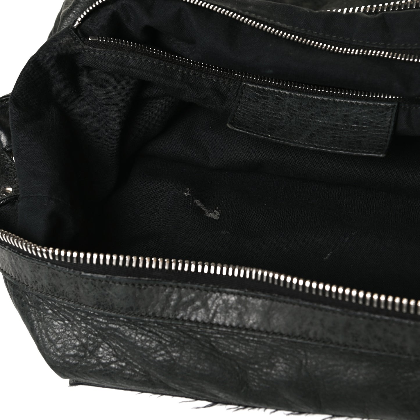 Chevre Giant 21 Silver Hardware Day Hobo Black