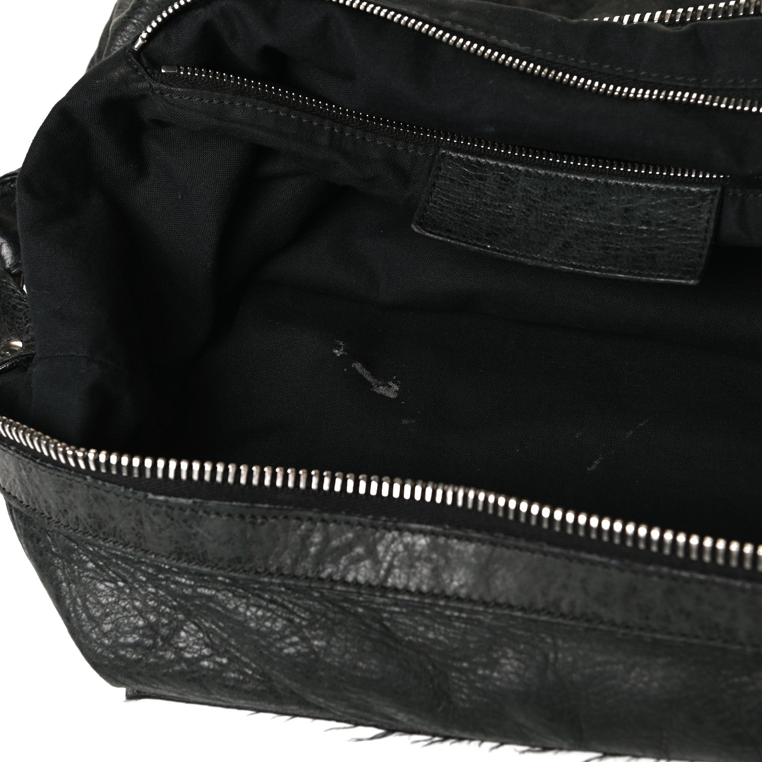 Balenciaga Chevre Giant 21 Silver Hardware Day Hobo Black 10 of 27