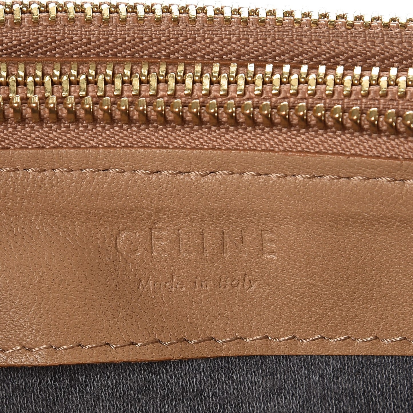 Lambskin Small Trio Crossbody Bag Beige