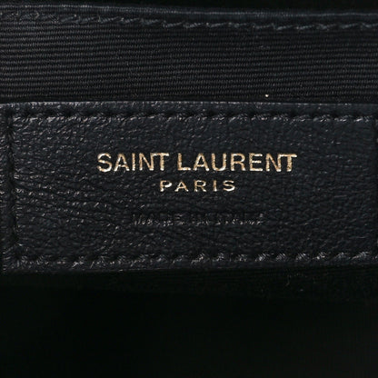 Saint Laurent Calfskin Matelasse Monogram Lou Camera Bag Greyish Brown 6 of 10
