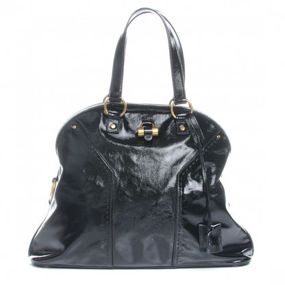 Saint Laurent Patent Oversized MUSE Black 1 of 7