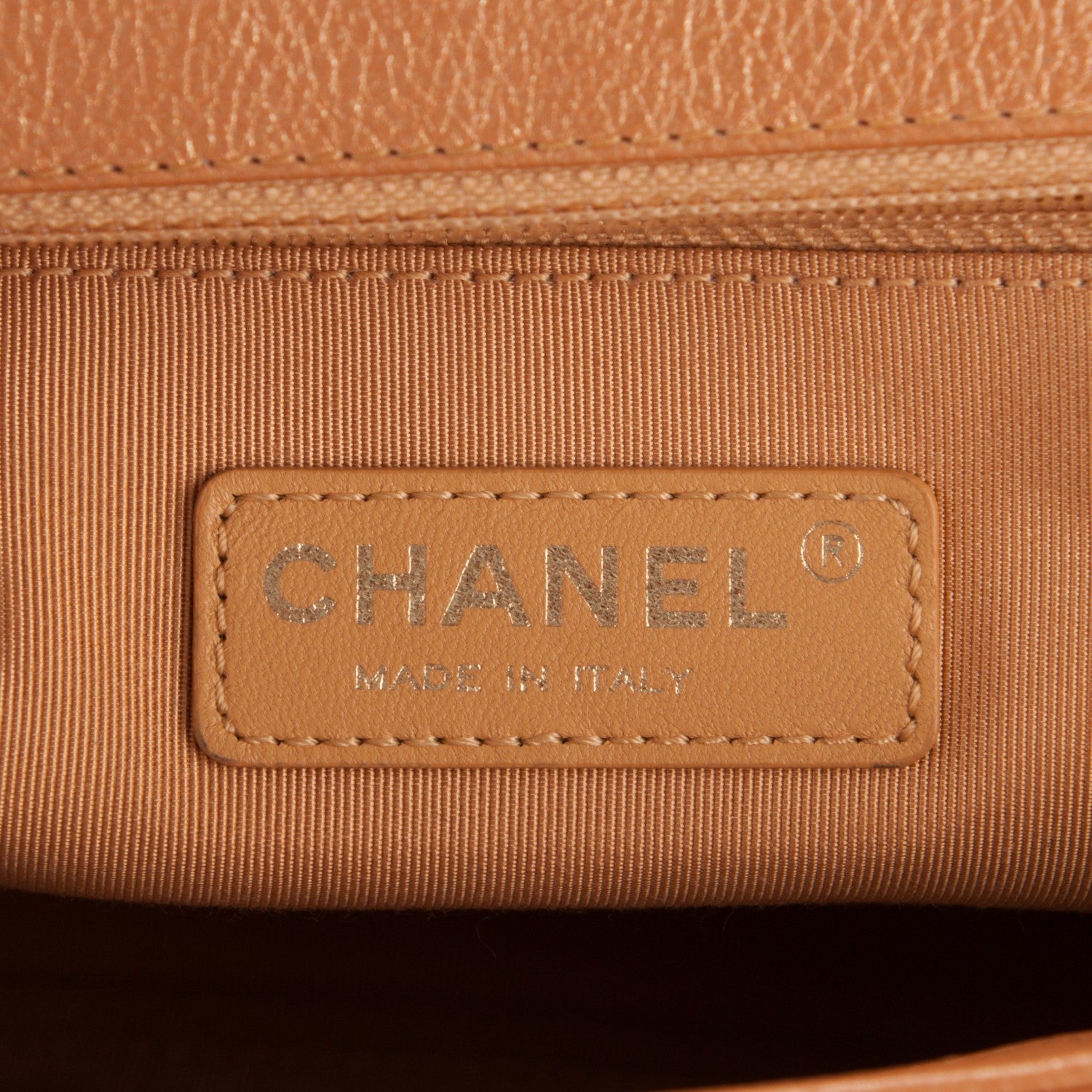 Chanel Iridescent Calfskin Quilted New Medium Boy Flap Dark Gold 6 of 7