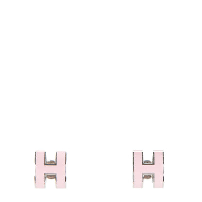 Hermes Palladium Lacquered Pop H Earrings 2 of 5