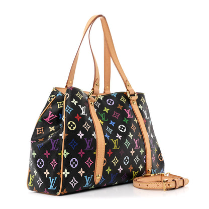 Louis Vuitton Monogram Multicolor Aurelia MM Black 3 of 13