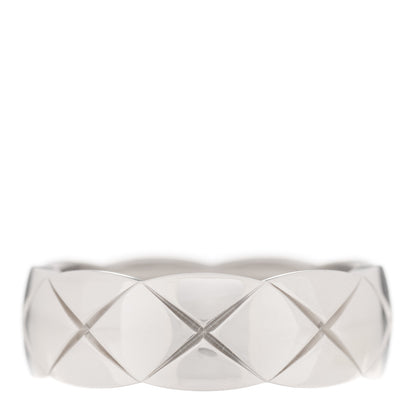 Chanel 18K White Gold Small Coco Crush Ring 56 7.75 3 of 4