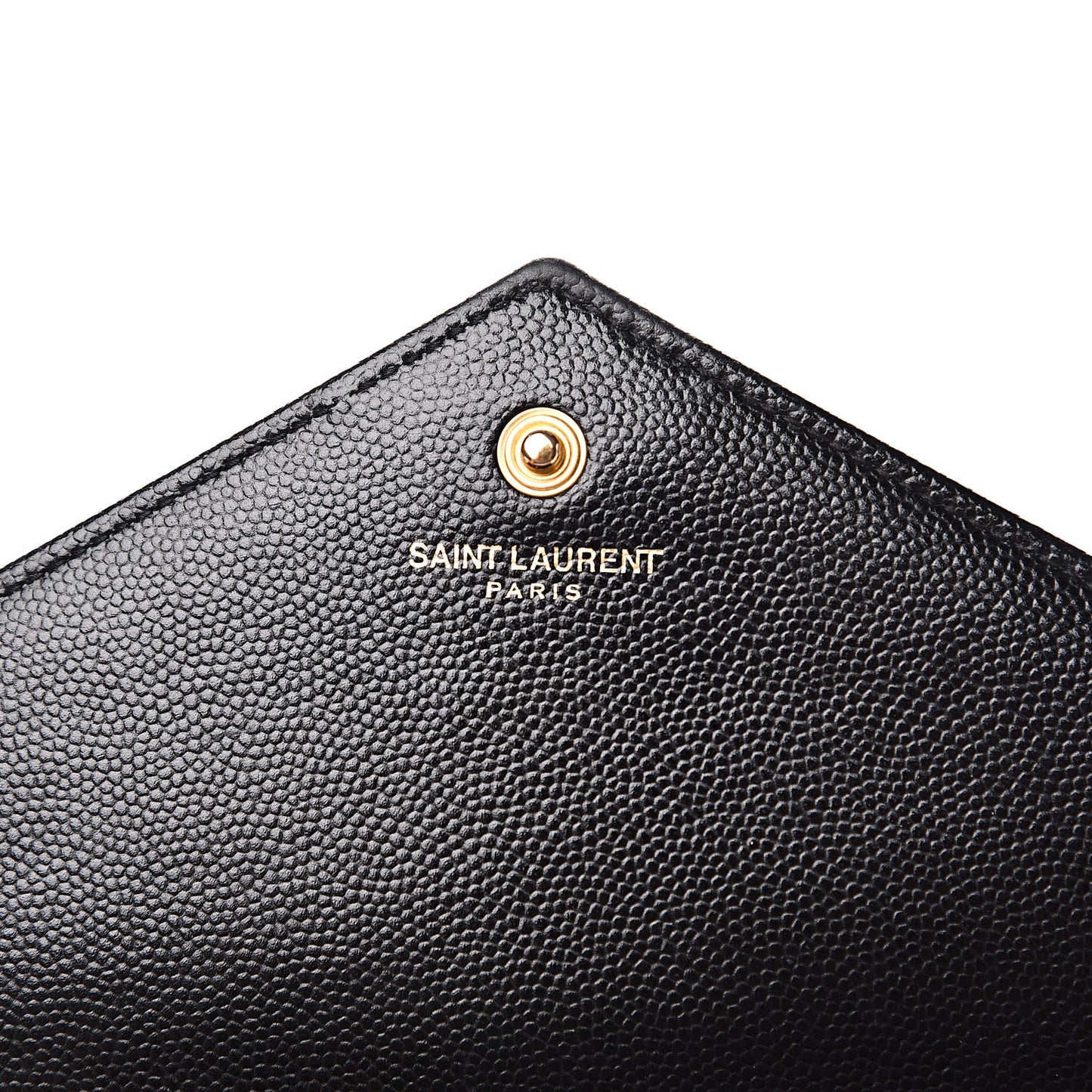Grain De Poudre Matelasse Chevron Monogram Chain Wallet Black