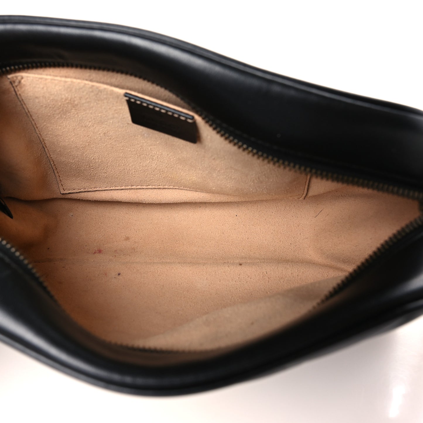 Calfskin Matelasse Small GG Marmont Chain Shoulder Bag Black
