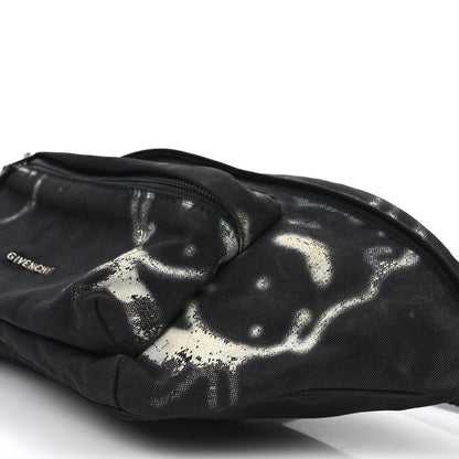 Givenchy X CHITO Nylon Graffiti Effect Essential U 4G Belt Bag Black 8 of 11