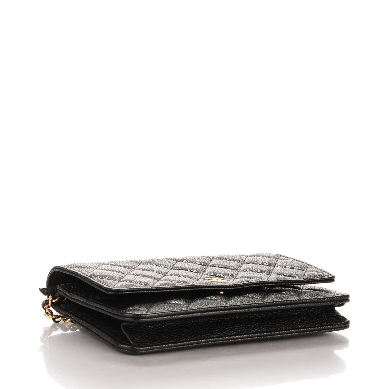 Chanel Caviar Quilted Wallet On Chain WOC Black 4 of 8