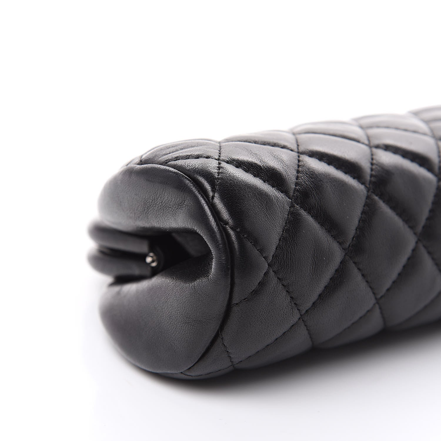 Chanel Lambskin Quilted Timeless Clutch Black 8 of 11