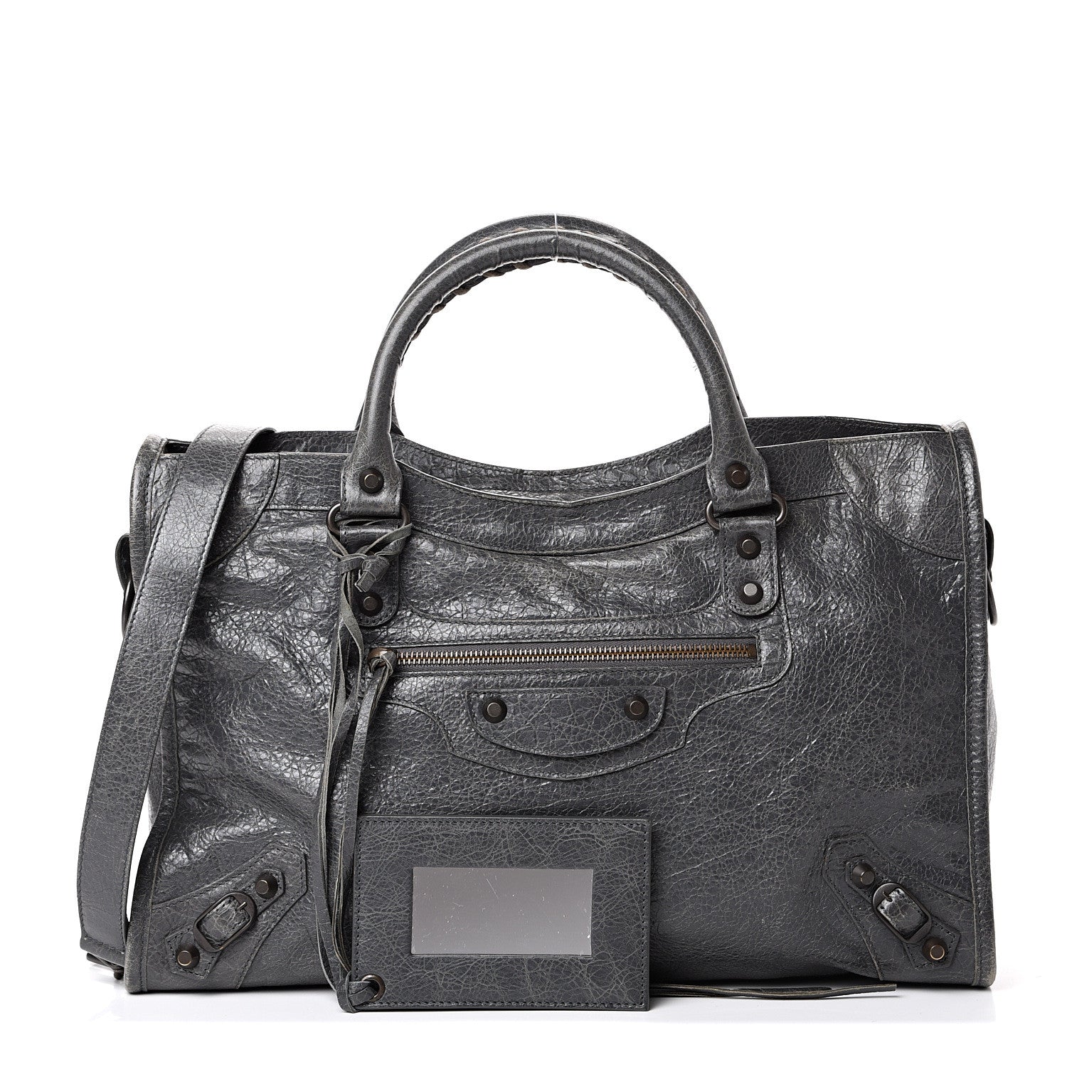 Balenciaga Agneau Classic Hardware City Gris Tarmac 1 of 12