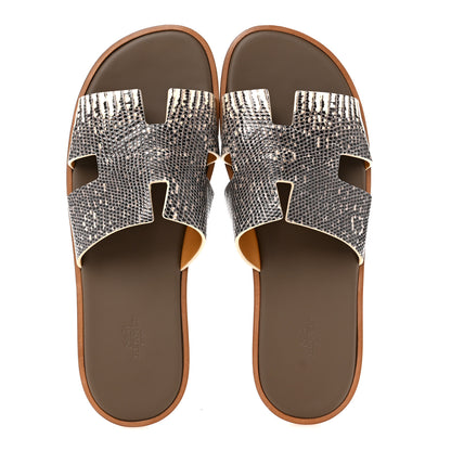 Hermes Lizard Mens Izmir Sandals 44 Ombre 2 of 9