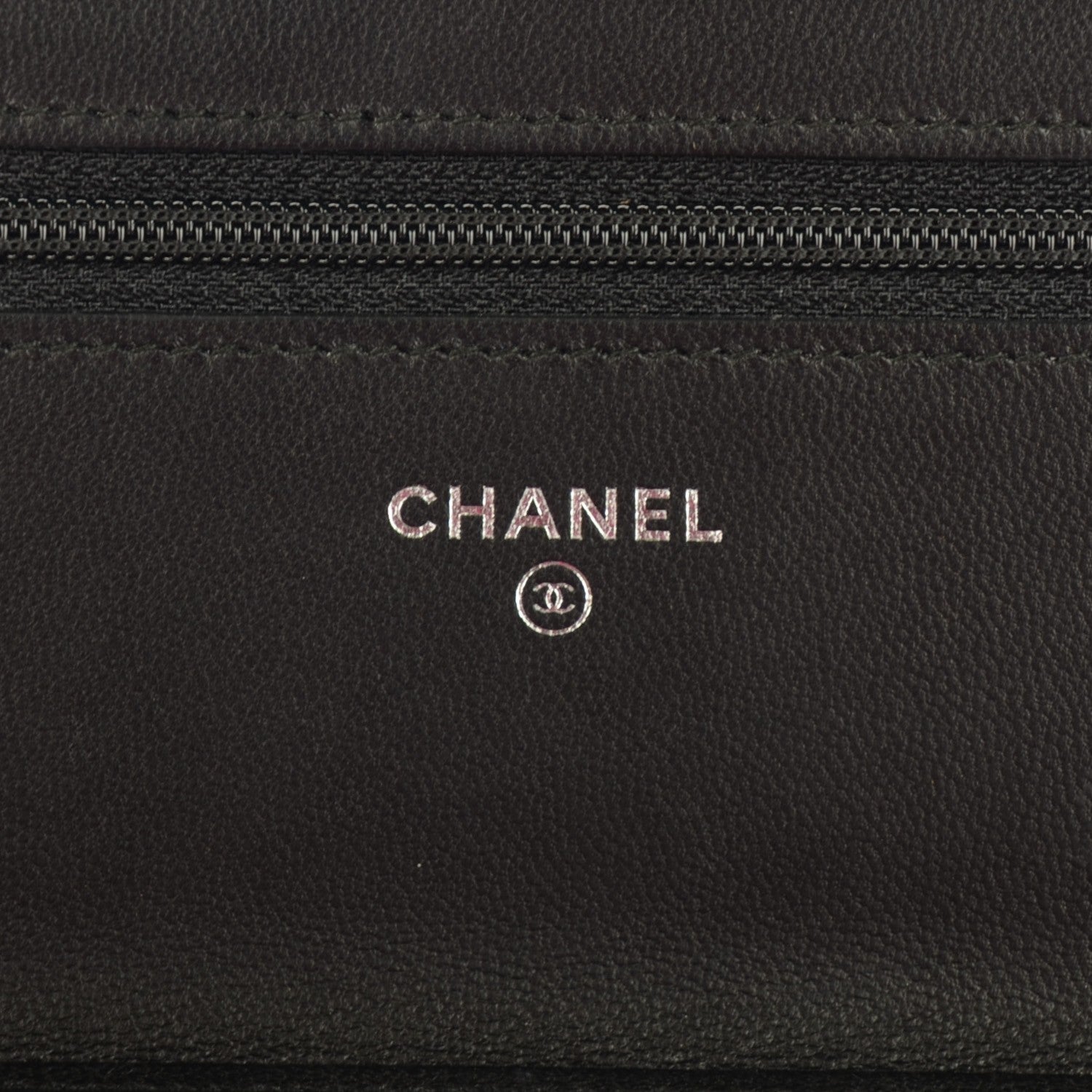 Chanel Lambskin Quilted Boy Wallet On Chain WOC Black 6 of 8