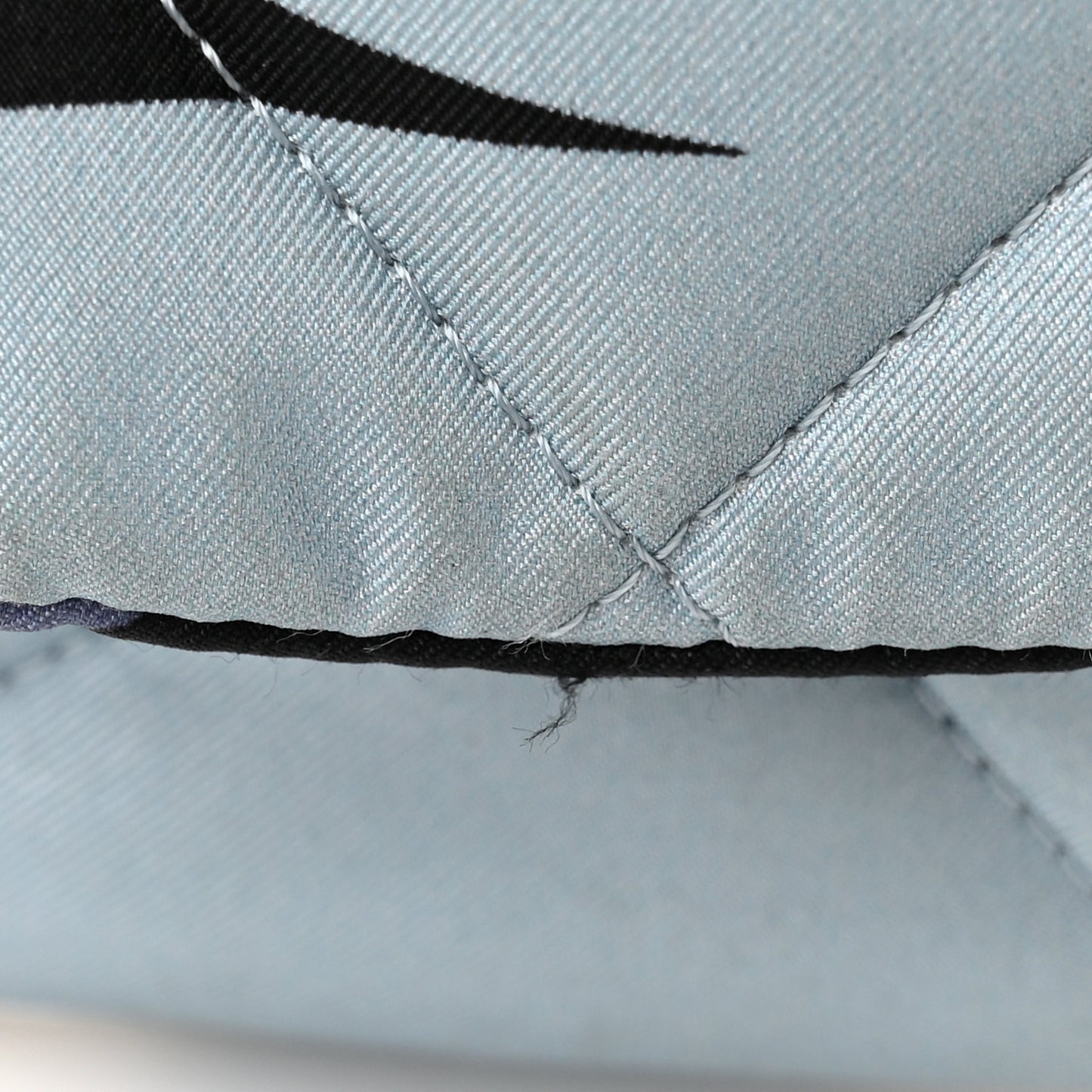 Silk Maxi Scarf Chanel 19 Flap Black Blue White