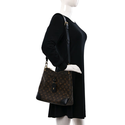 Louis Vuitton Monogram Odeon MM Black 2 of 9