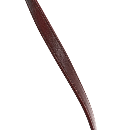 Celine Lambskin Small Trio Crossbody Bag Burgundy 14 of 14