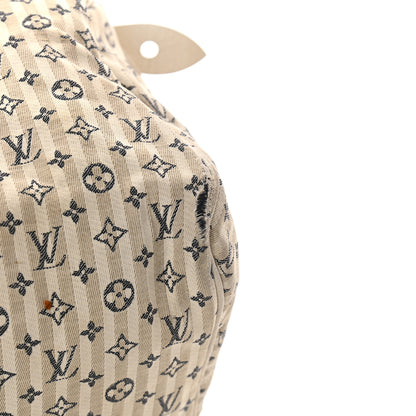 Louis Vuitton Mini Lin Croisette Speedy 30 Blue 9 of 11