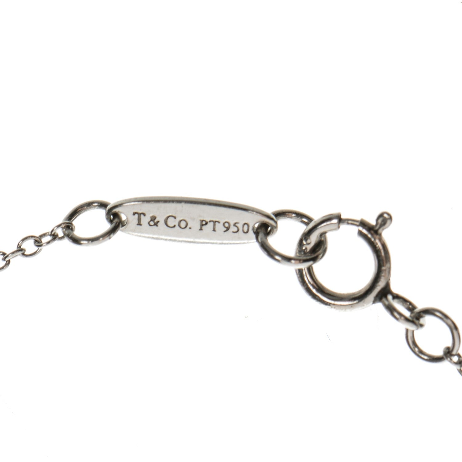 Tiffany Platinum Blue Sapphire Elsa Peretti Color By The Yard Bracelet 6 of 8