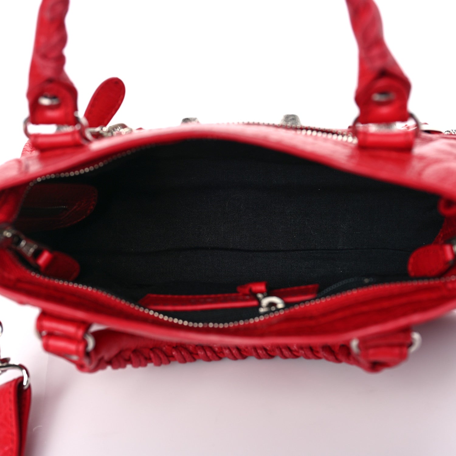Balenciaga Agneau Giant 12 Silver Hardware Mini City Rouge Cardinal 5 of 9