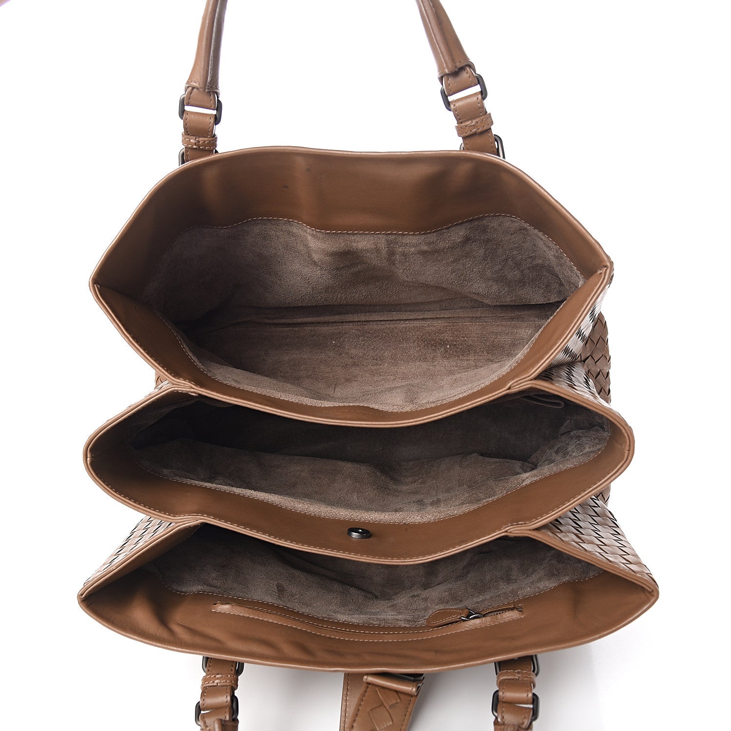 Bottega Veneta Nappa Intrecciato Medium Roma Tote Chene 4 of 10