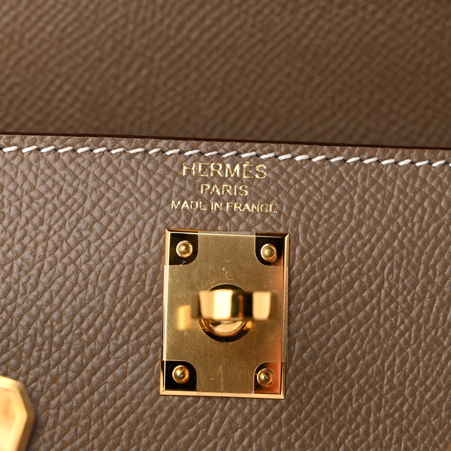 Hermes Epsom Kelly Sellier 25 Etoupe 6 of 11