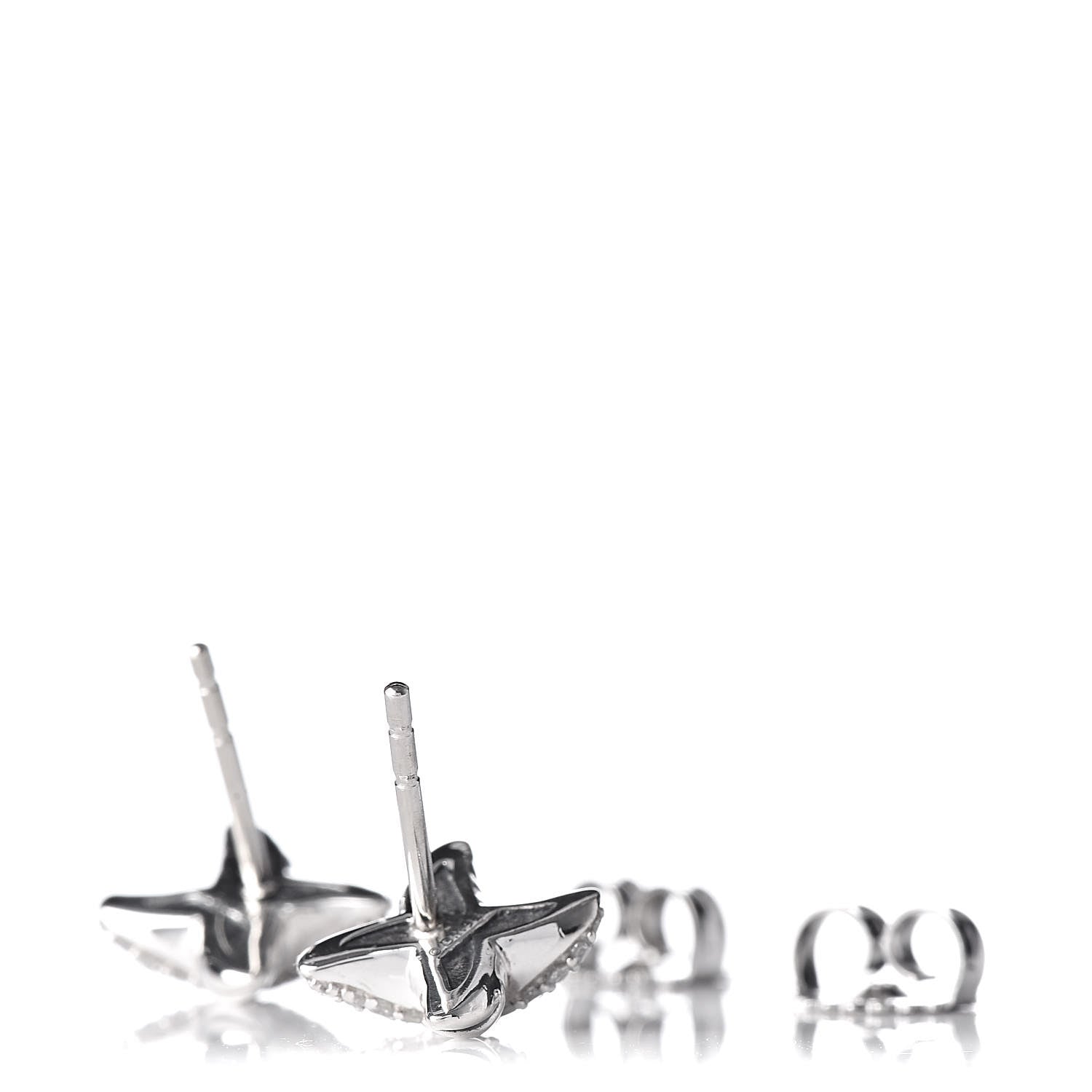 David Yurman Sterling Silver Diamond 8mm X Earrings 5 of 6