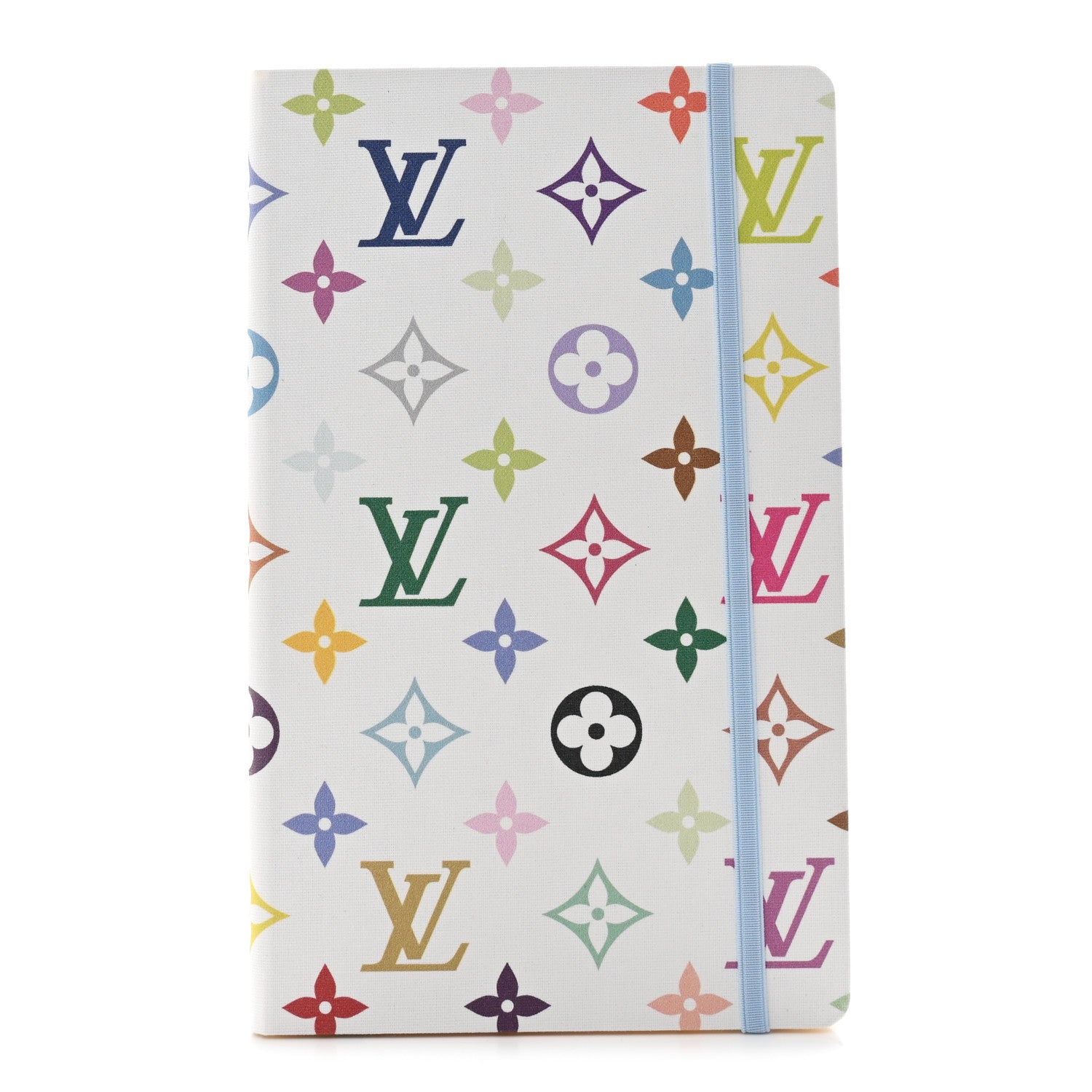 Louis Vuitton LV x TM Monogram Multicolor Jane Notebook MM White