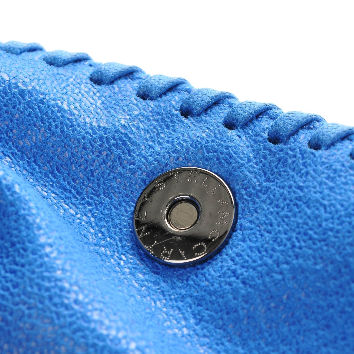 Stella McCartney Shaggy Deer Mini Falabella Tote Blue 7 of 8