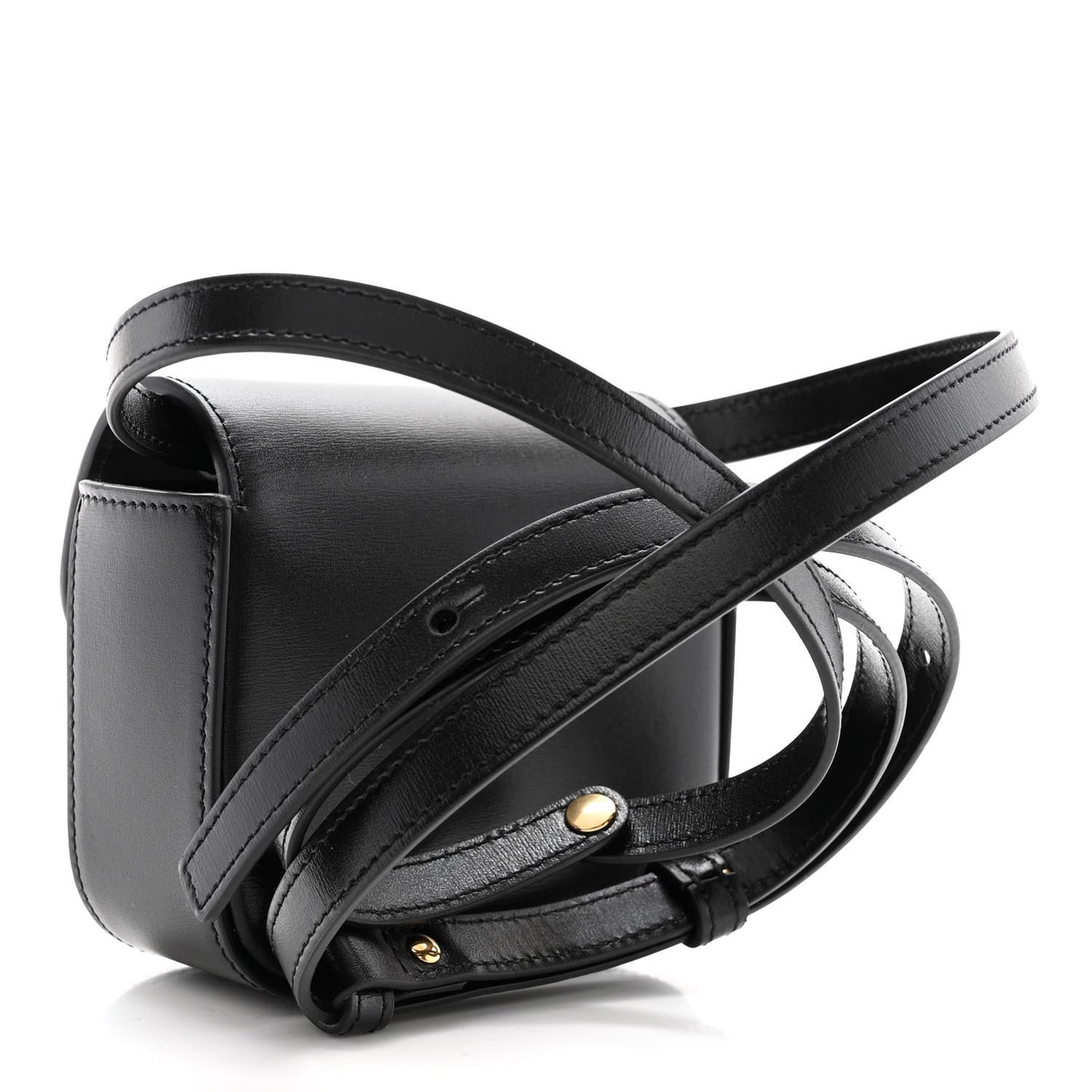 Shiny Calfskin Mini Triomphe Black