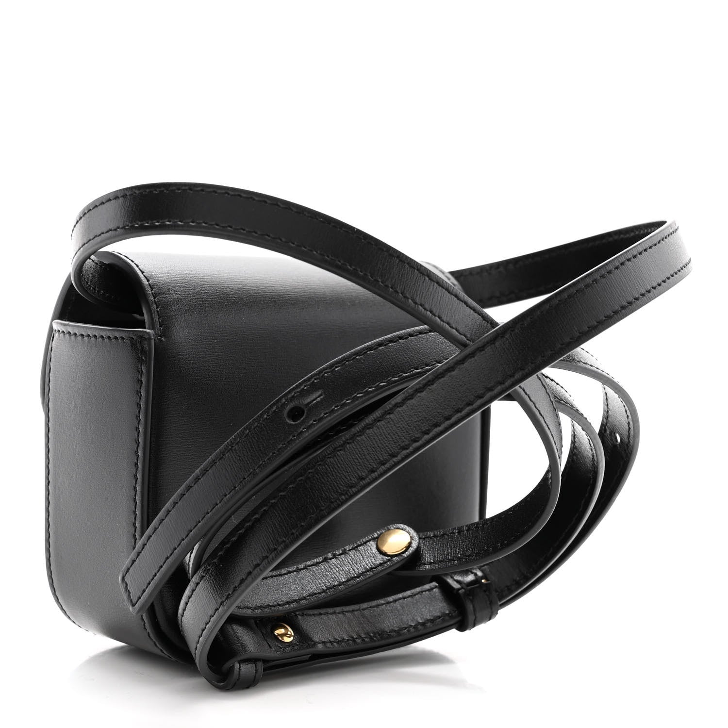 Celine Shiny Calfskin Mini Triomphe Black 3 of 12