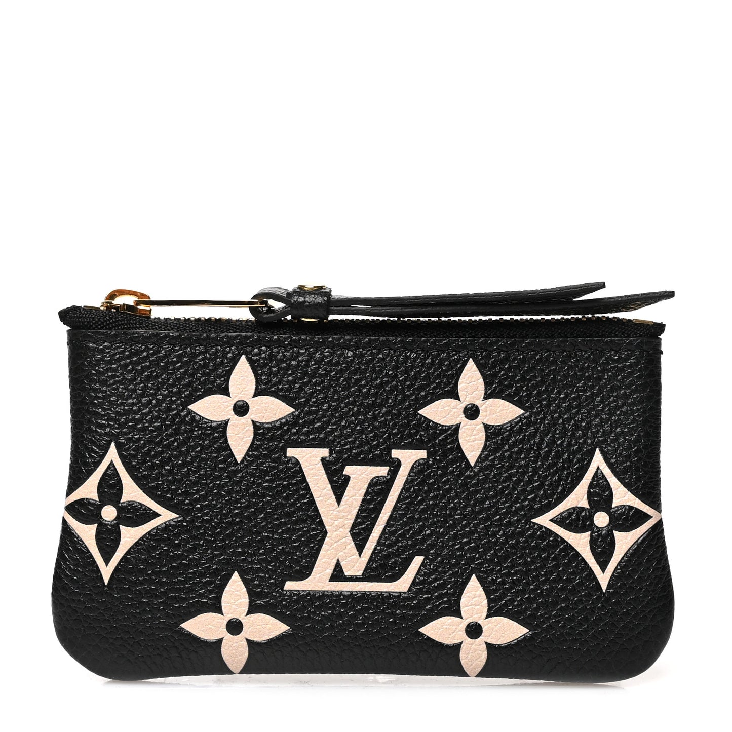 Empreinte Monogram Giant Key Pouch Black Beige