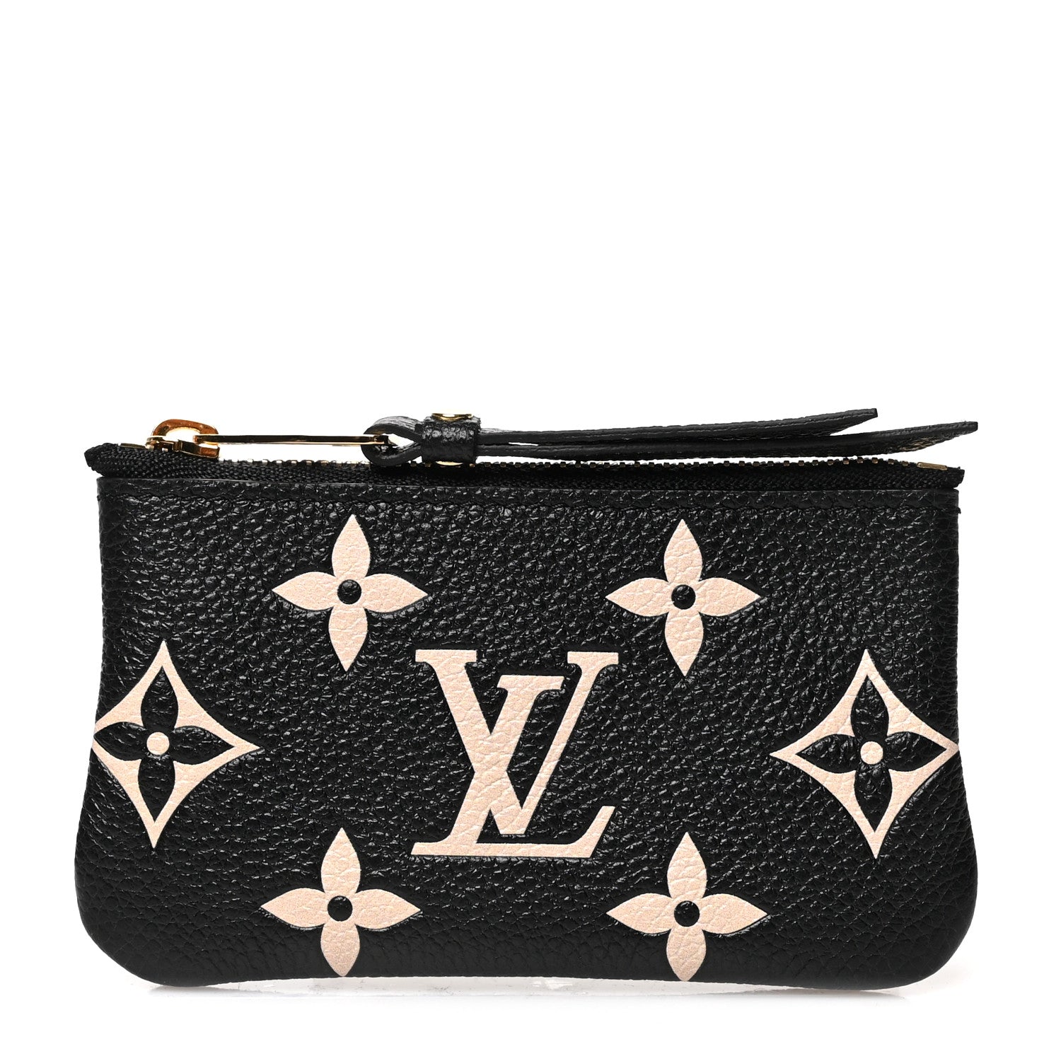 Louis Vuitton Empreinte Monogram Giant Key Pouch Black Beige 1 of 7