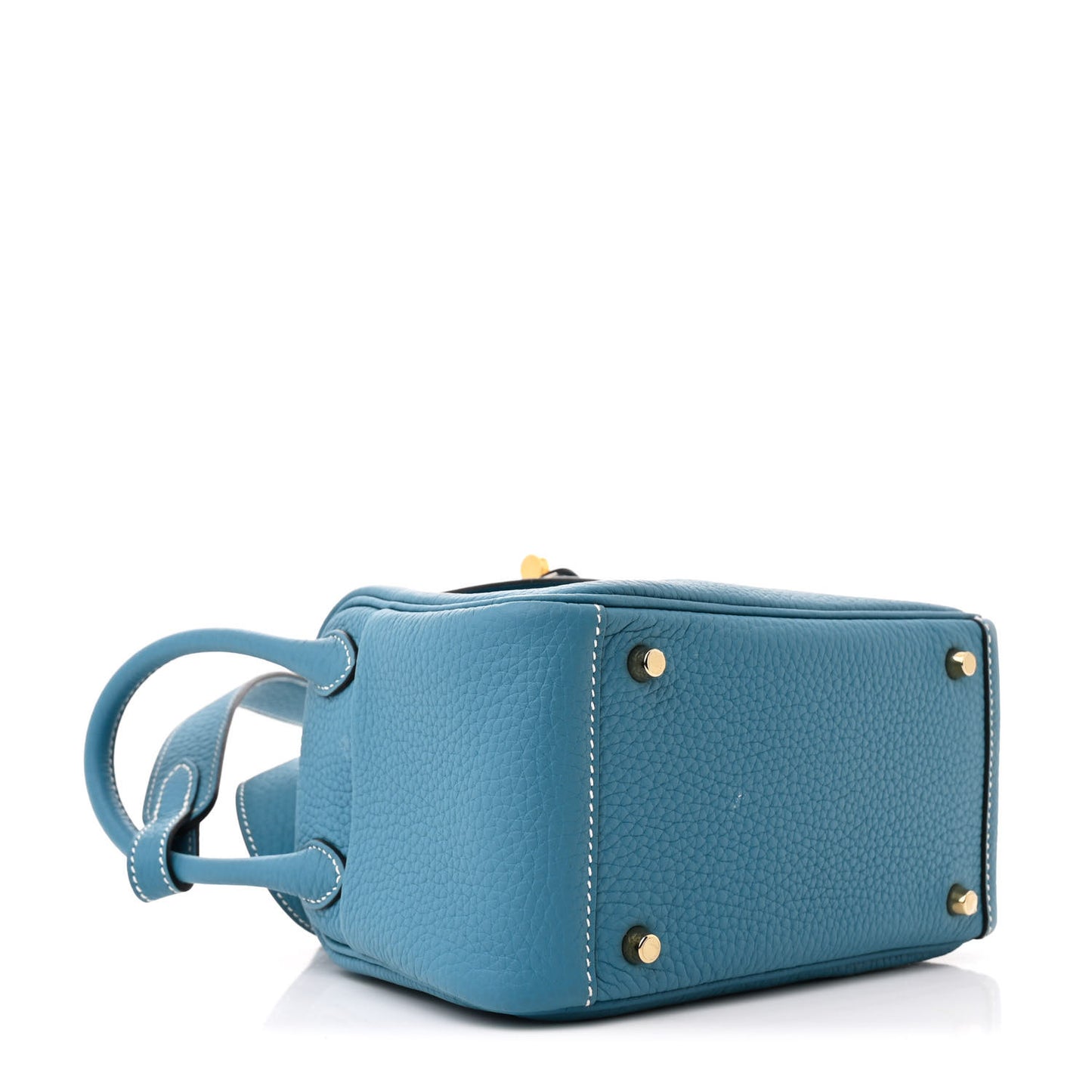 Taurillon Clemence Mini Lindy 20 Bleu Jean