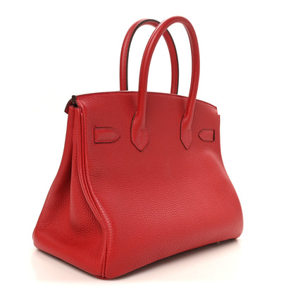 Hermes Togo BIRKIN 30 Rouge Vif 3 of 10