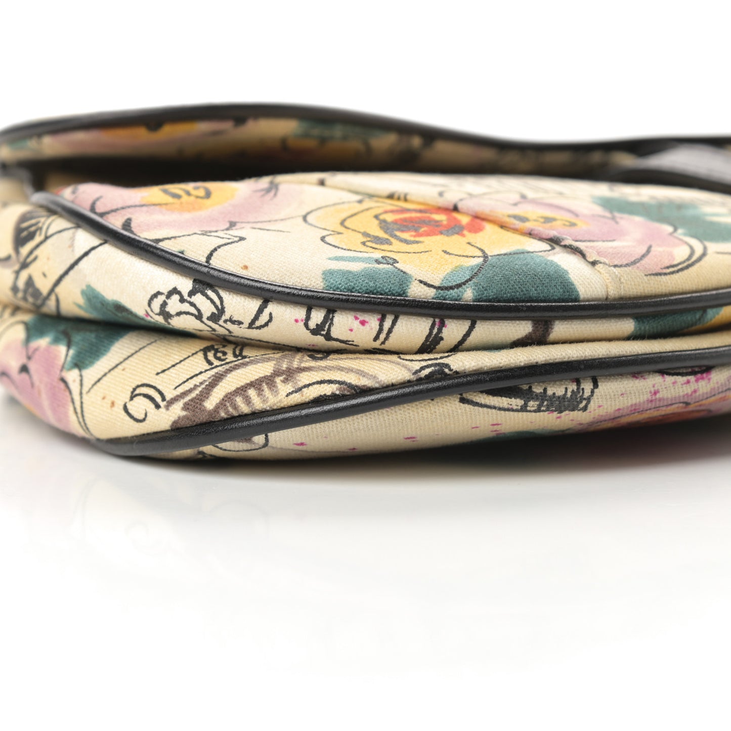 Canvas Paris 50s Saddle Bag Multicolor