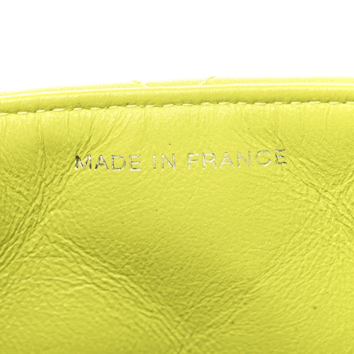 Chanel Lambskin Quilted CC Single Flap Green 7 of 14