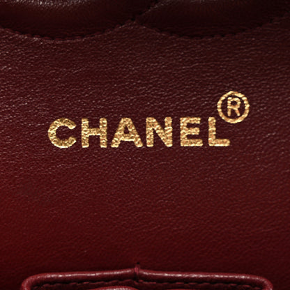 Chanel Lambskin Quilted Medium Double Flap Black 6 of 13
