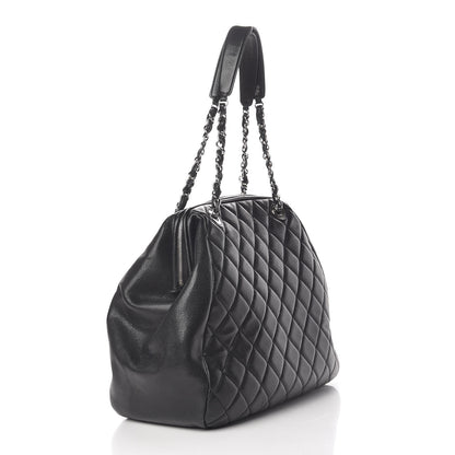 Chanel Caviar Quilted Framed Bowling Bag Black 3 of 12