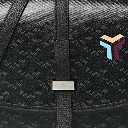 Goyard Goyardine Belvedere III PM Messenger Bag Jet Black 7 of 9