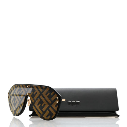 Fendi FF Fabulous Shield Sunglasses FF M0039/G/S Brown 8 of 8