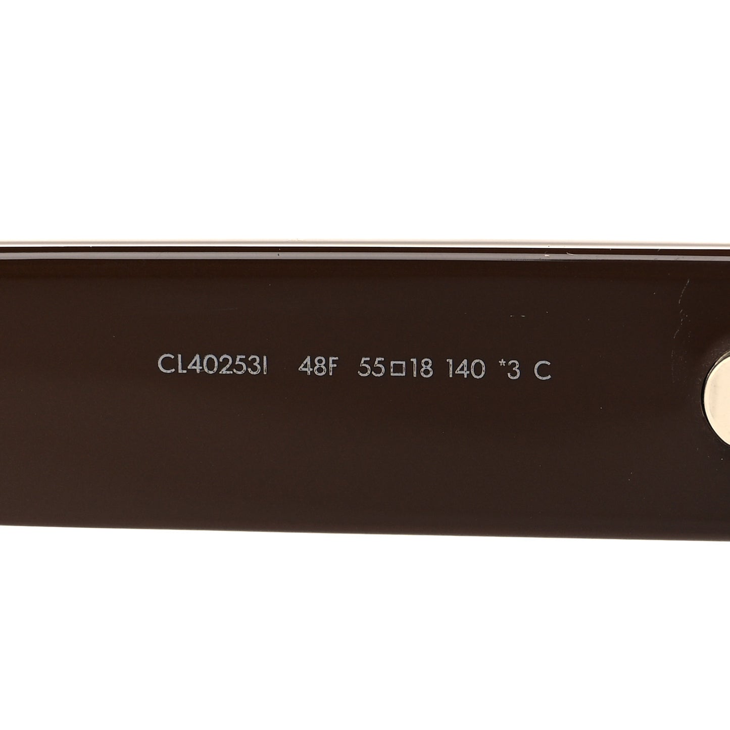 Acetate Triomphe Sunglasses CL 40253I Chocolate
