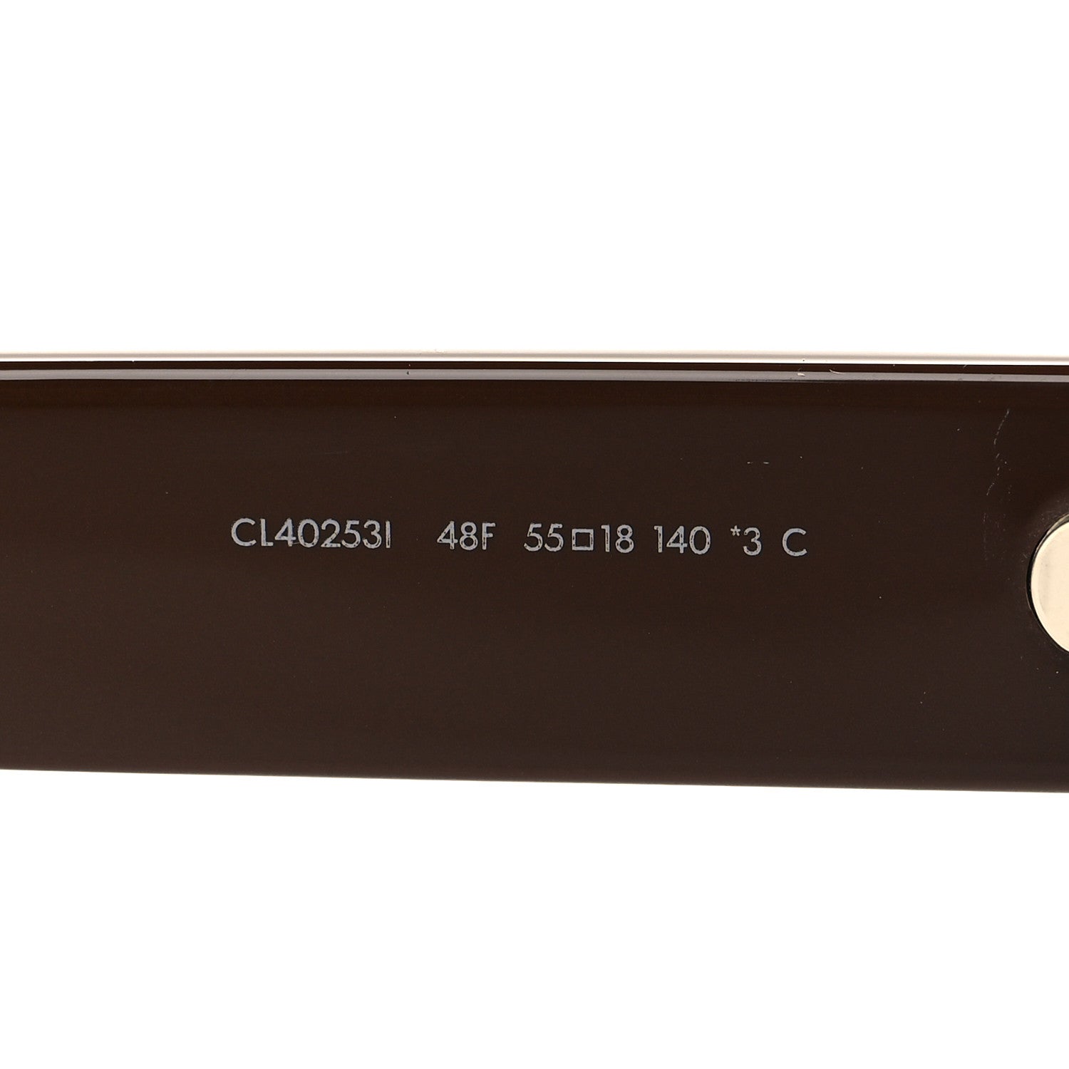Celine Acetate Triomphe Sunglasses CL 40253I Chocolate 6 of 7