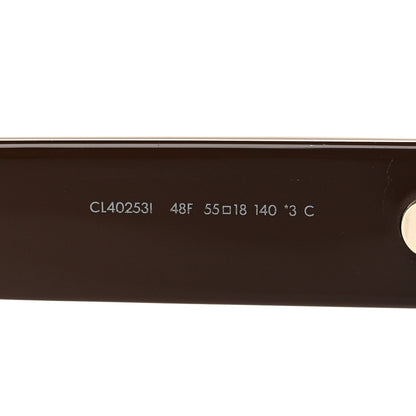 Celine Acetate Triomphe Sunglasses CL 40253I Chocolate 6 of 7