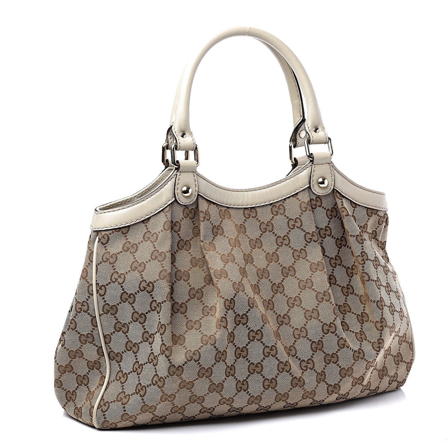 Monogram Medium Sukey Tote Off White